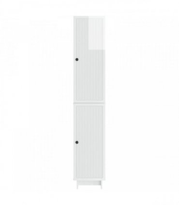 vidaXL Cabinet Set 2 pcs High Gloss White 34.5 x 33 x 90 cm