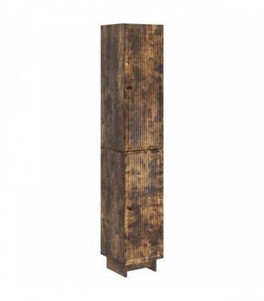 vidaXL Cabinet Set 2 pcs Smoked Oak 34.5 x 33 x 90 cm Engineered Wood