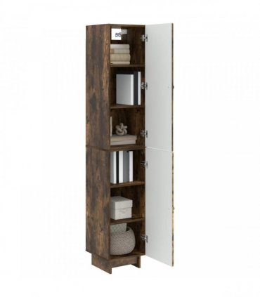 vidaXL Cabinet Set 2 pcs Smoked Oak 34.5 x 33 x 90 cm Engineered Wood