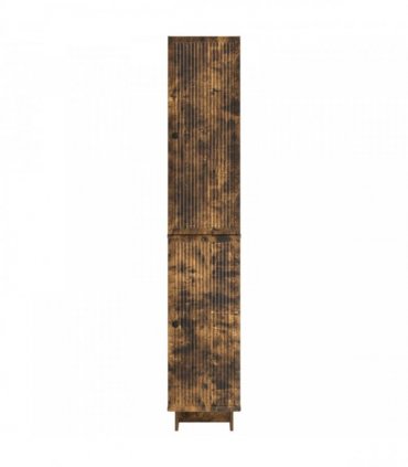 vidaXL Cabinet Set 2 pcs Smoked Oak 34.5 x 33 x 90 cm Engineered Wood