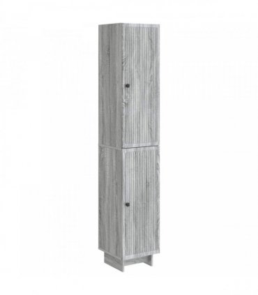vidaXL Cabinet Set 2 pcs Grey Sonoma 34.5 x 33 x 90 cm Engineered Wood