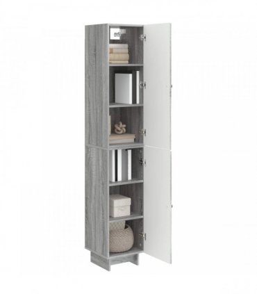 vidaXL Cabinet Set 2 pcs Grey Sonoma 34.5 x 33 x 90 cm Engineered Wood