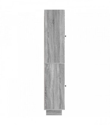 vidaXL Cabinet Set 2 pcs Grey Sonoma 34.5 x 33 x 90 cm Engineered Wood