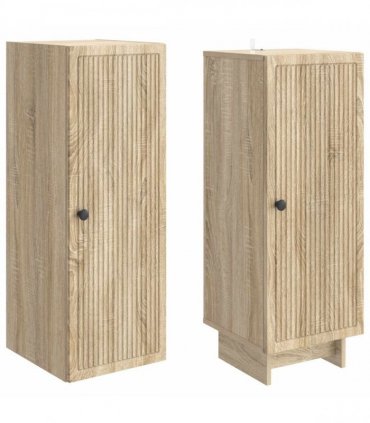 vidaXL Cabinet Set 2 pcs Sonoma Oak 34.5 x 33 x 90 cm Engineered Wood