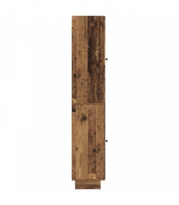 vidaXL Cabinet Set 2 pcs Old Wood 34.5 x 33 x 90 cm Engineered Wood