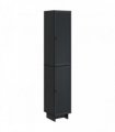 vidaXL Cabinet Set 2 pcs Black 34.5 x 33 x 90 cm Engineered Wood