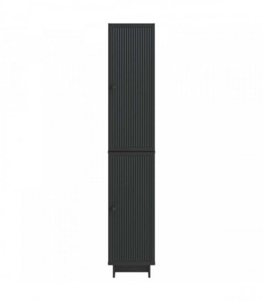 vidaXL Cabinet Set 2 pcs Black 34.5 x 33 x 90 cm Engineered Wood