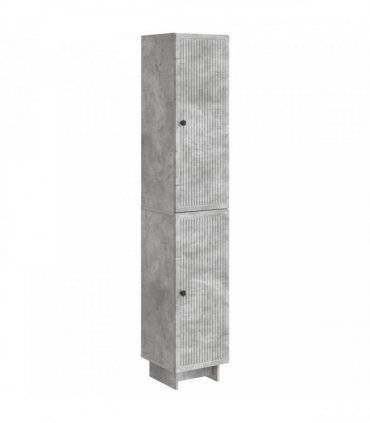 vidaXL Cabinet Set 2 pcs Concrete Grey 34.5 x 33 x 90 cm
