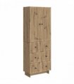 vidaXL Cabinet Set 2 pcs 66 x 34.5 x 90 cm Engineered Wood — Colour: Artisan oak