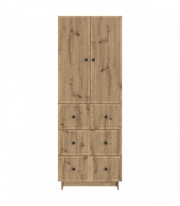 vidaXL Cabinet Set 2 pcs 66 x 34.5 x 90 cm Engineered Wood — Colour: Artisan oak