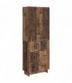 vidaXL Cabinet Set 2 pcs 66 x 34.5 x 90 cm Engineered Wood — Colour: Old wood