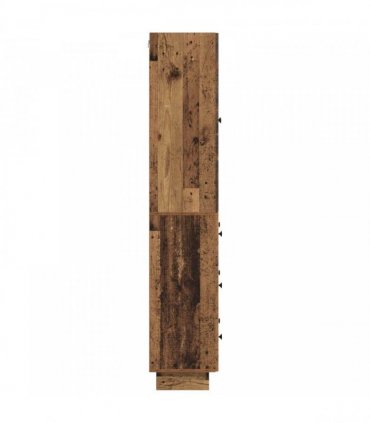 vidaXL Cabinet Set 2 pcs 66 x 34.5 x 90 cm Engineered Wood — Colour: Old wood