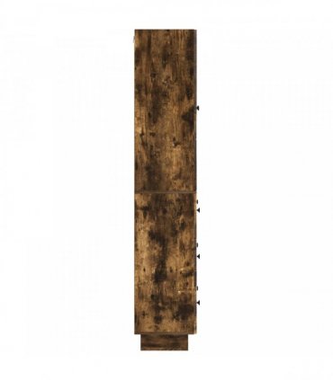 vidaXL Cabinet Set 2 pcs 66 x 34.5 x 90 cm Engineered Wood — Colour: Smoked oak