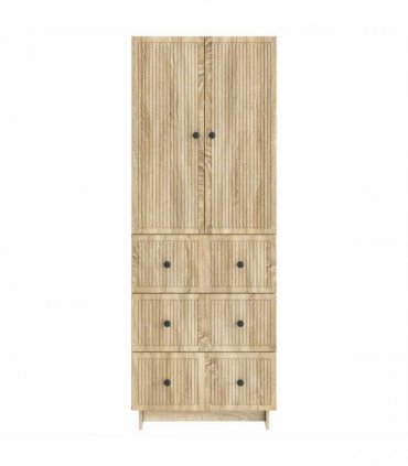 vidaXL Cabinet Set 2 pcs 66 x 34.5 x 90 cm Engineered Wood — Colour: Sonoma oak