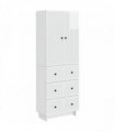 vidaXL Cabinet Set 2 pcs 66 x 34.5 x 90 cm Engineered Wood — Colour: High gloss white