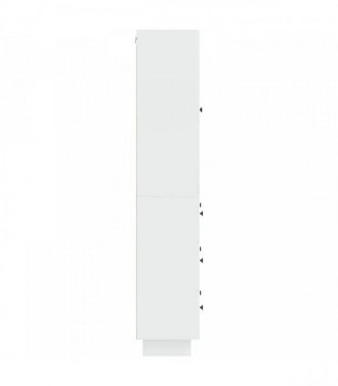 vidaXL Cabinet Set 2 pcs 66 x 34.5 x 90 cm Engineered Wood — Colour: High gloss white