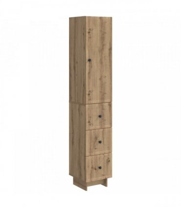 vidaXL Cabinet Set 2 pcs 33 x 34.5 x 90 cm Engineered Wood — Colour: Artisan oak