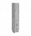 vidaXL Cabinet Set 2 pcs 33 x 34.5 x 90 cm Engineered Wood — Colour: Grey sonoma