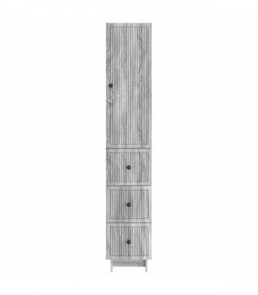 vidaXL Cabinet Set 2 pcs 33 x 34.5 x 90 cm Engineered Wood — Colour: Grey sonoma