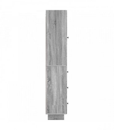 vidaXL Cabinet Set 2 pcs 33 x 34.5 x 90 cm Engineered Wood — Colour: Grey sonoma