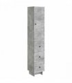vidaXL Cabinet Set 2 pcs 33 x 34.5 x 90 cm Engineered Wood — Colour: Concrete grey