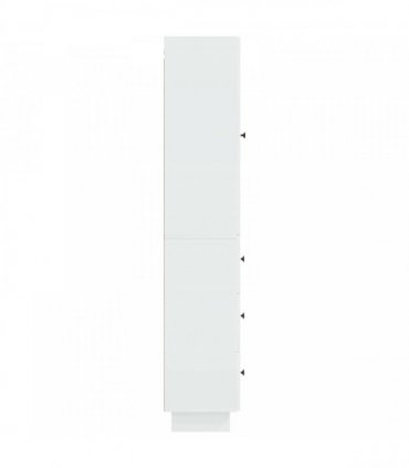 vidaXL Cabinet Set 2 pcs 33 x 34.5 x 90 cm Engineered Wood — Colour: High gloss white