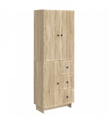 vidaXL Cabinet Set 2 pcs 66 x 34.5 x 90 cm Engineered Wood — Colour: Sonoma oak — V0672185079