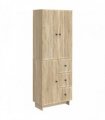 vidaXL Cabinet Set 2 pcs 66 x 34.5 x 90 cm Engineered Wood — Colour: Sonoma oak — V0672185079