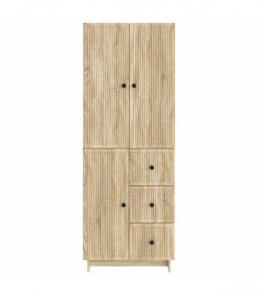 vidaXL Cabinet Set 2 pcs 66 x 34.5 x 90 cm Engineered Wood — Colour: Sonoma oak — V0672185079