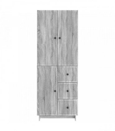 vidaXL Cabinet Set 2 pcs 66 x 34.5 x 90 cm Engineered Wood — Colour: Grey sonoma — V0672185081