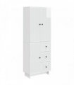 vidaXL Cabinet Set 2 pcs 66 x 34.5 x 90 cm Engineered Wood — Colour: High gloss white — V0672185082