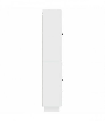 vidaXL Cabinet Set 2 pcs 66 x 34.5 x 90 cm Engineered Wood — Colour: High gloss white — V0672185082