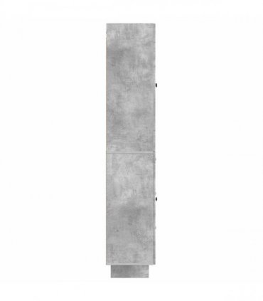 vidaXL Cabinet Set 2 pcs 66 x 34.5 x 90 cm Engineered Wood — Colour: Concrete grey