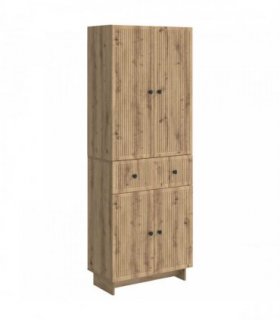 vidaXL Cabinet Set 2 pcs 66 x 34.5 x 90 cm Engineered Wood — Colour: Artisan oak — V0672185088