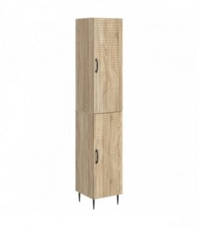 vidaXL Cabinet Set 2 pcs Sonoma Oak 33 x 34.5 x 89.5 cm