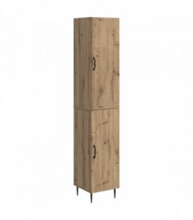 vidaXL Cabinet Set 2 pcs Artisan Oak 33 x 34.5 x 89.5 cm