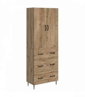 vidaXL Cabinet Set 2 pcs Artisan Oak 66 x 34.5 x 90 cm Engineered Wood — V0672185229
