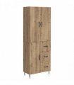 vidaXL Cabinet Set 2 pcs Artisan Oak 66 x 34.5 x 89.5 cm