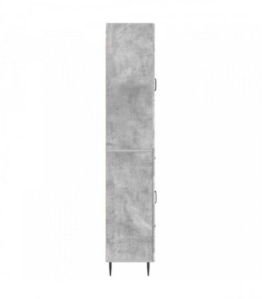 vidaXL Cabinet Set 2 pcs Concrete Grey 66 x 34.5 x 89.5 cm