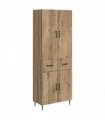 vidaXL Cabinet Set 2 pcs Artisan Oak 66 x 34.5 x 89.5 cm — V0672185252