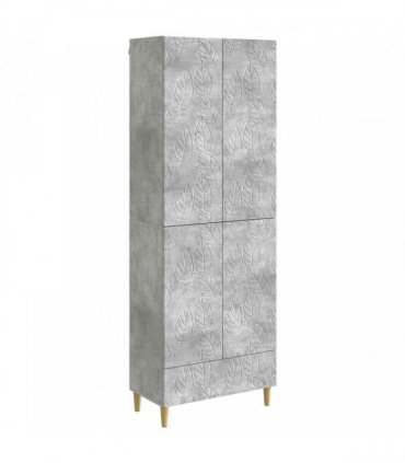 vidaXL Cabinet Set 2 pcs Concrete Grey Engineered Wood