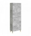 vidaXL Cabinet Set 2 pcs Concrete Grey Engineered Wood