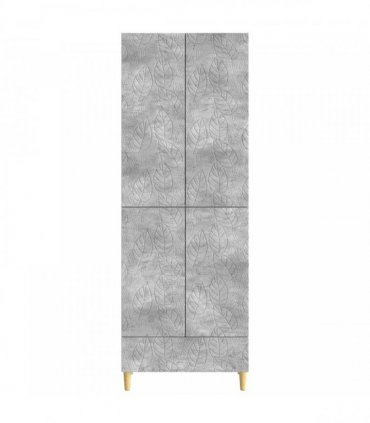 vidaXL Cabinet Set 2 pcs Concrete Grey Engineered Wood