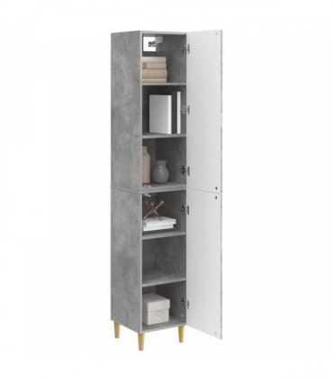 vidaXL Cabinet Set 2 pcs Concrete Grey Engineered Wood — V0672185263