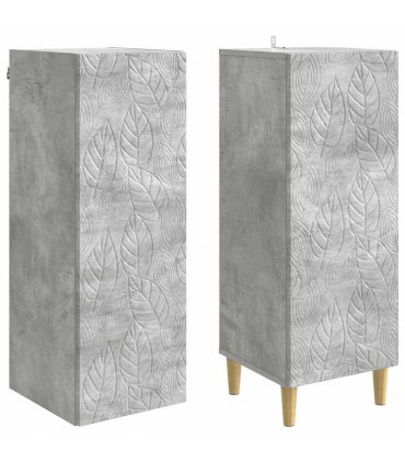vidaXL Cabinet Set 2 pcs Concrete Grey Engineered Wood — V0672185263