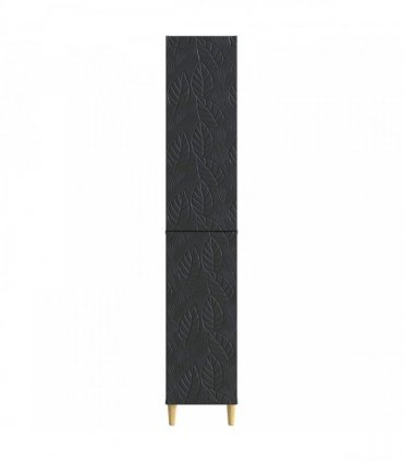 vidaXL Cabinet Set 2 pcs Black Engineered Wood — V0672185268