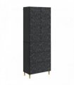 vidaXL Cabinet Set 2 pcs Black 66 x 34.5 x 90 cm Engineered Wood — V0672185273