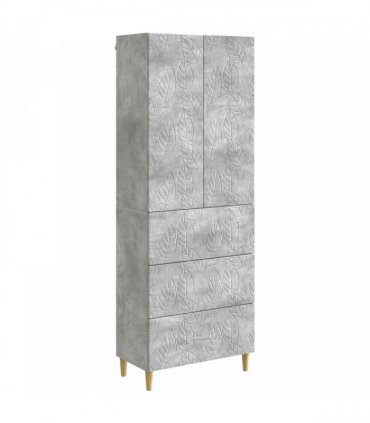 vidaXL Cabinet Set 2 pcs Concrete Grey 66 x 34.5 x 90 cm — V0672185277