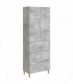vidaXL Cabinet Set 2 pcs Concrete Grey 66 x 34.5 x 90 cm — V0672185277