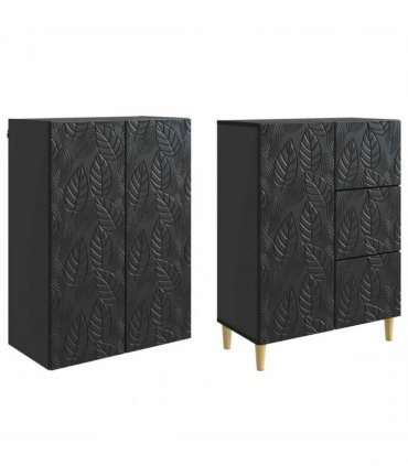 vidaXL 2 pcs — Colour: Black
